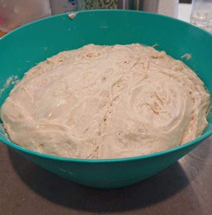 White dough